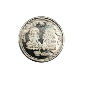 10 gm Silver 999 Minted Coin Ganesh Laxmi