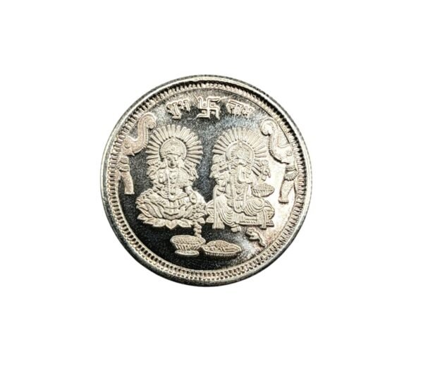 10 gm Silver 999 Minted Coin Ganesh Laxmi