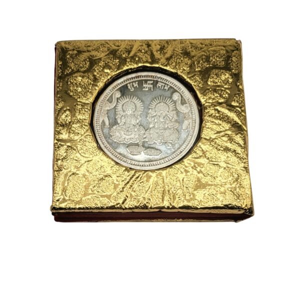 100 gm Silver 999 Minted Coin Ganesh Laxmi - Image 2