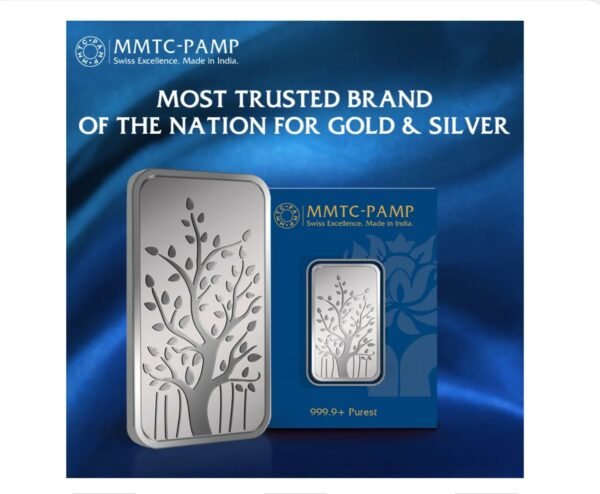 50 gm Silver 999.9 Minted Bar Banyan Tree Certicard - Image 2