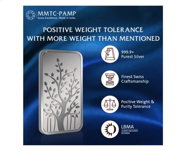 250 gm Silver 999.9 Minted Bar Banyan Tree Capsule (Box) - Image 3