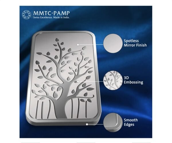 10 gm Silver 999.9 Minted Bar Banyan Tree Certicard QR - Image 5