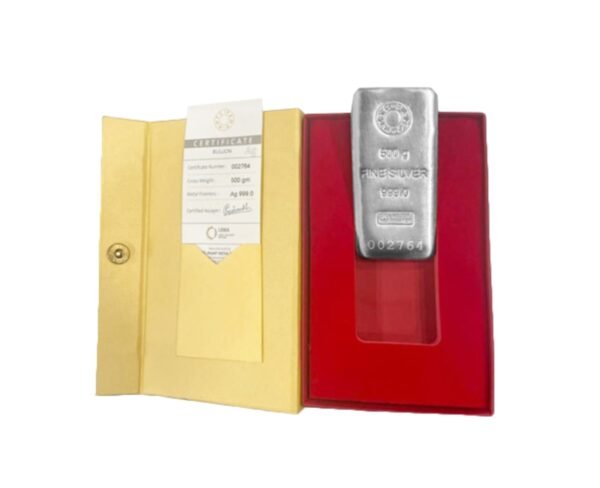 500 gm Silver 999 Casted Bar - Image 2