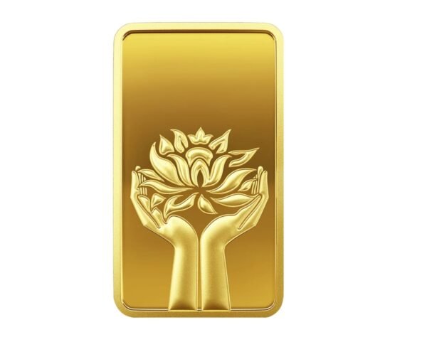 10 gm Gold 999.9 Minted Bar Lotus Certicard (923)