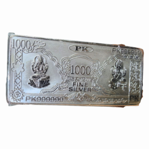 1 Kg Silver 999 Minted Bar Ganesh Lakhsmi
